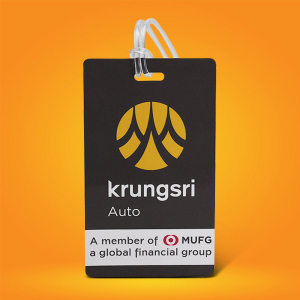 Full Color Plastic Luggage Tags With Strap 432503