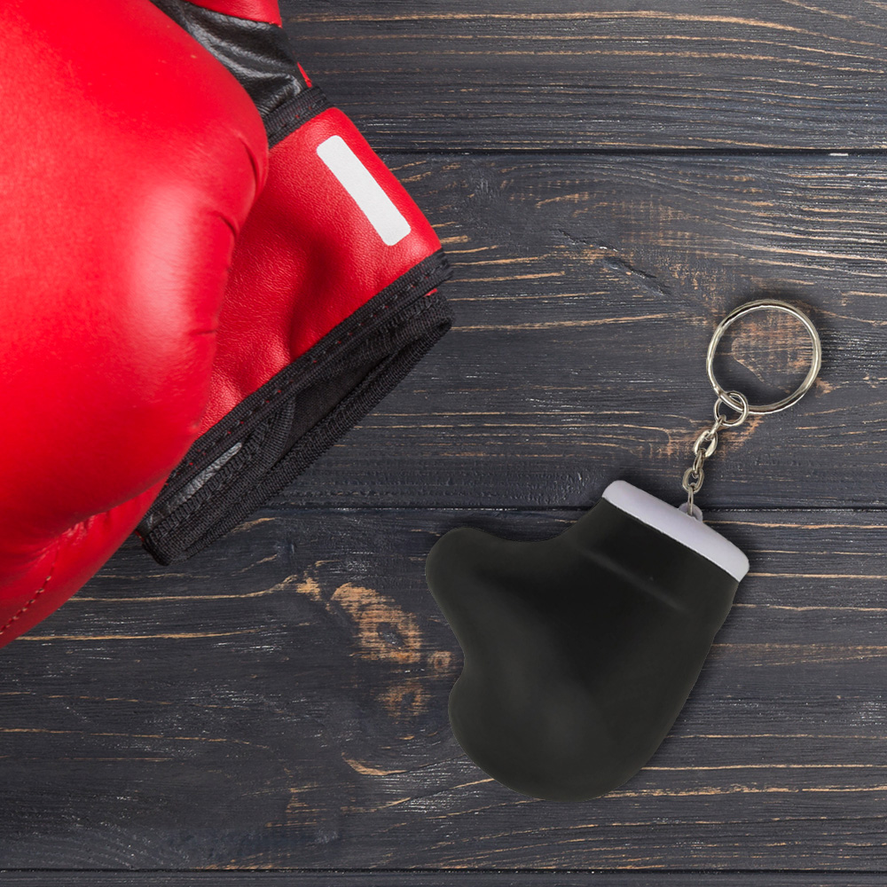 Personalized Boxing Gloves PU Material Customized Keychains