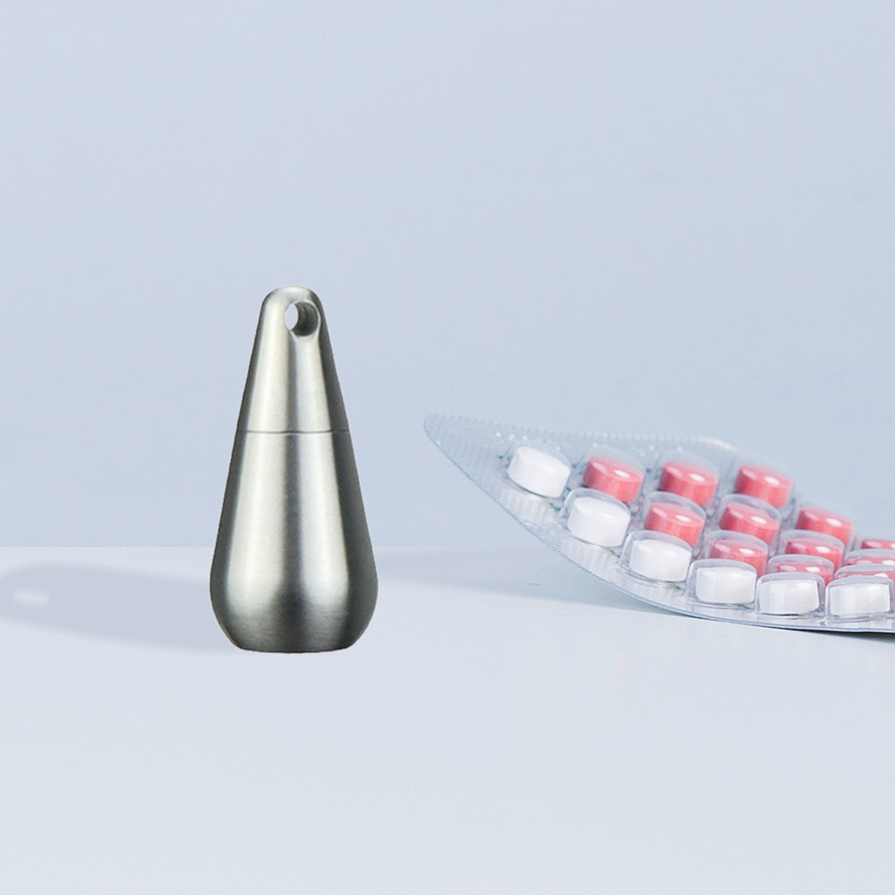 Personalized Multifunctional Stainless Steel Water Drop Shape Keychains