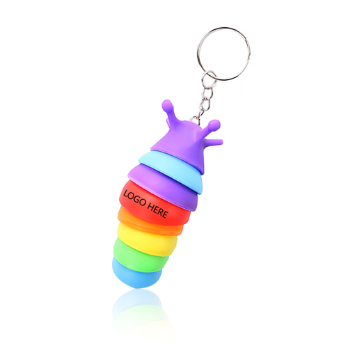 Promo Mini Fidget Slug Key-Chain Toys