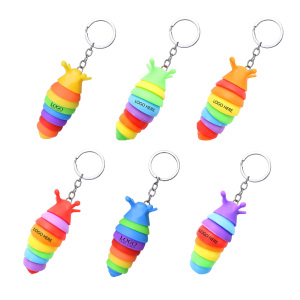 Promo Mini Fidget Slug Key-Chain Toys
