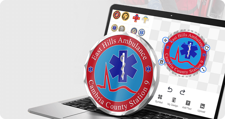 EMS Challenge Coins Design Online