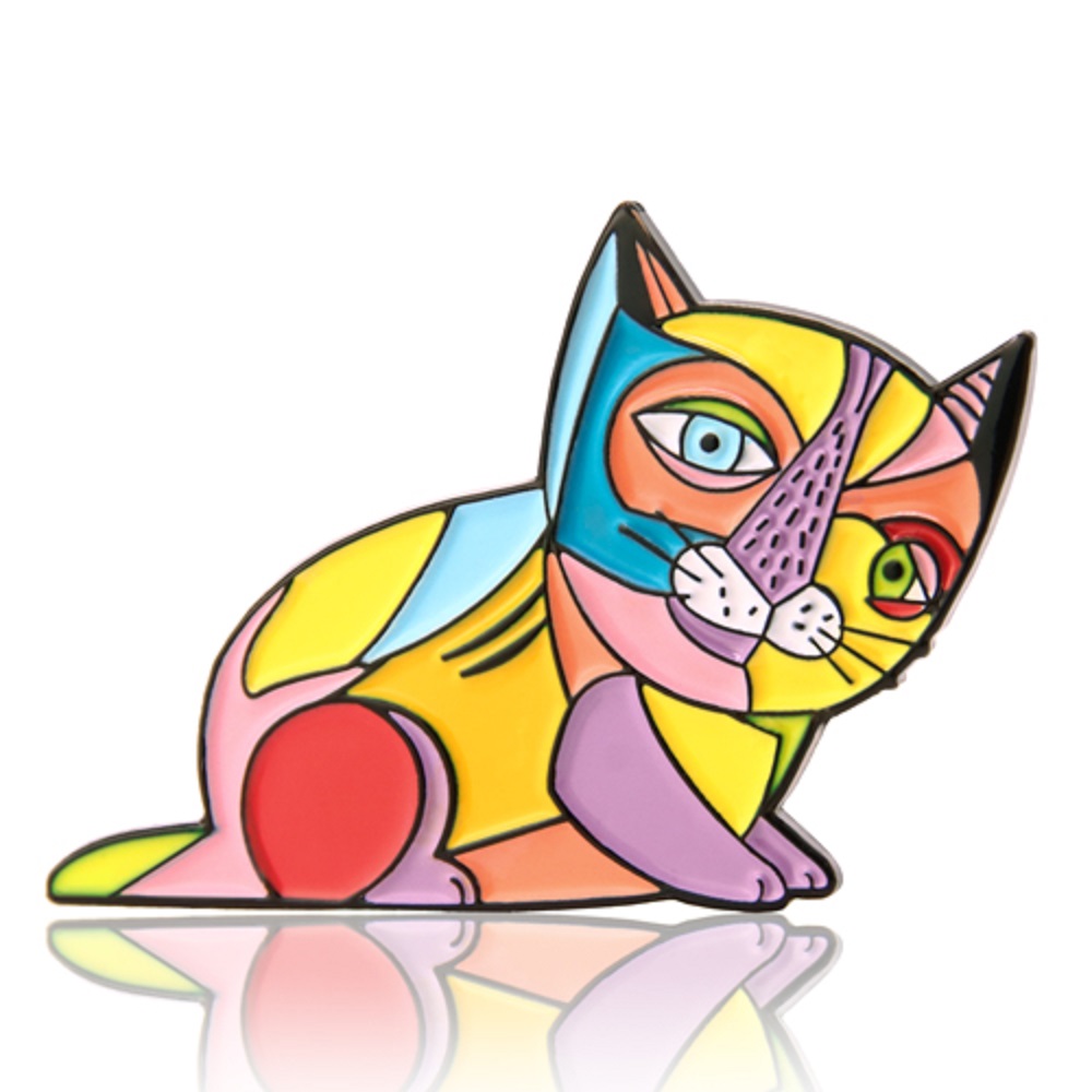 broches-en-émail-chat-picasso broches-en-émail-chat-picasso