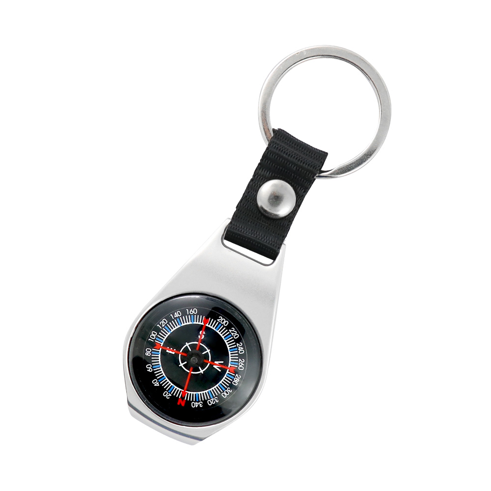 Customized Compass Outdoor Tool Keychain
