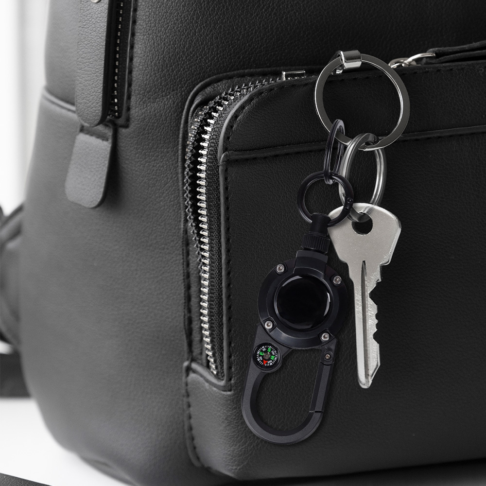 Outdoor Mountaineering Compass Keychain scene