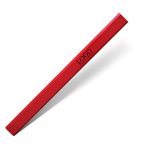 Custom Red Carpenter Pencil