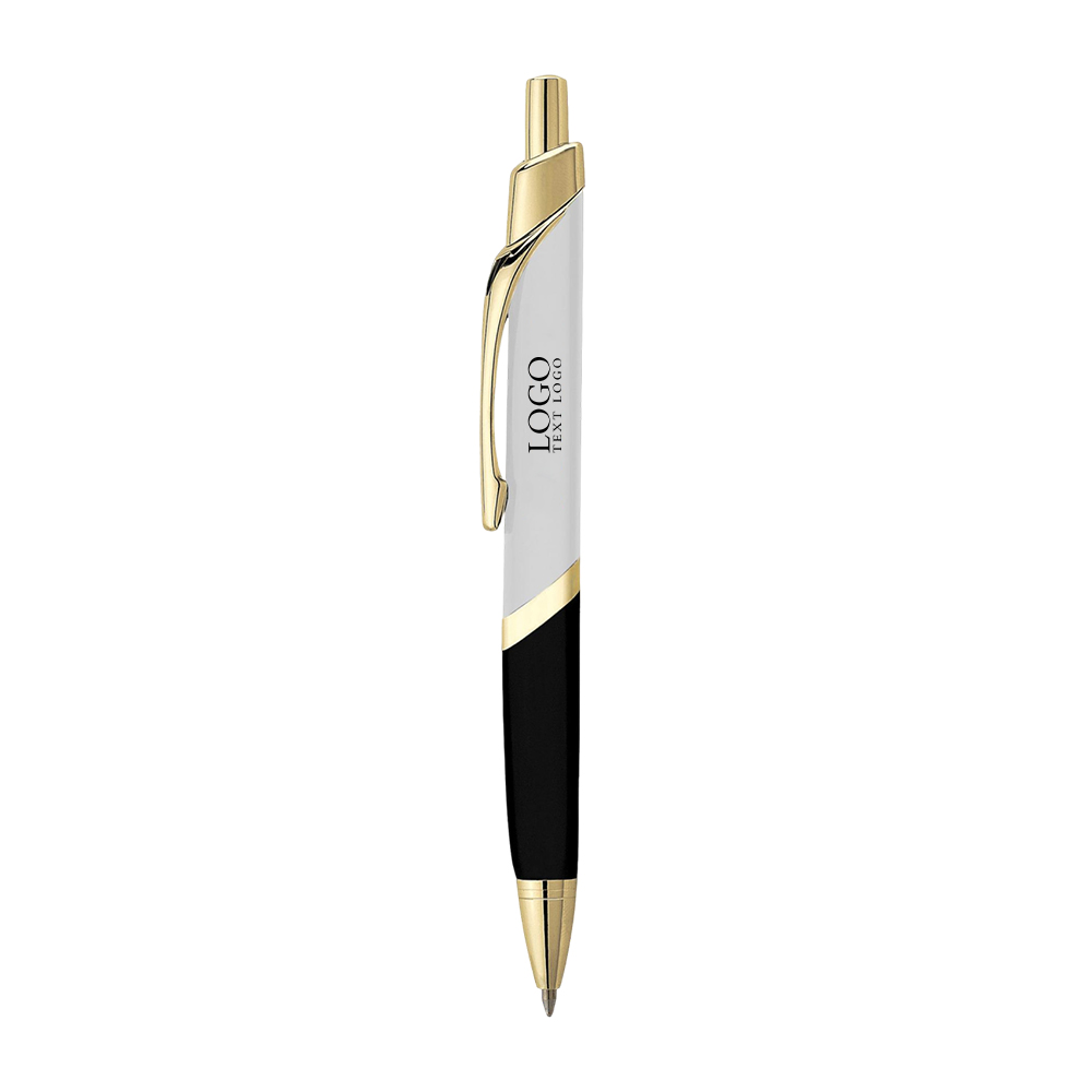 Custom Three-sided Metal Pen white With Logo