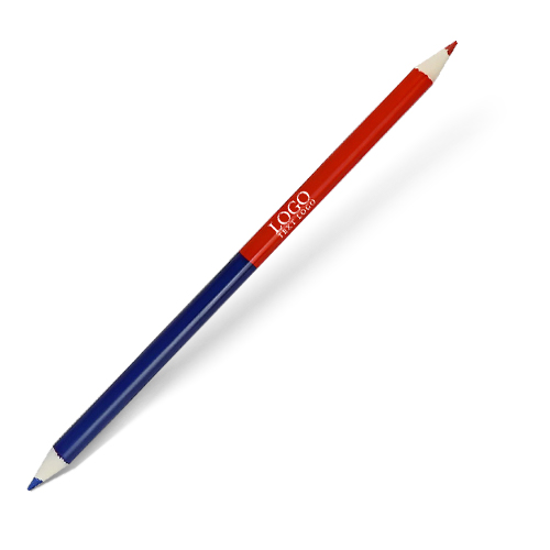 Custom Wooden Red and Blue Mark Draw Carpenter Pencil