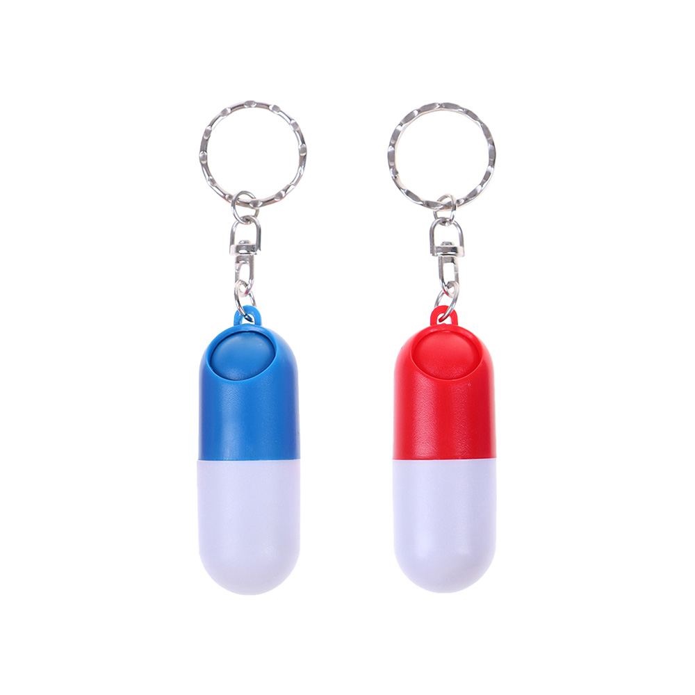 Customized ABS Mini Capsule Pill Box Keychain all