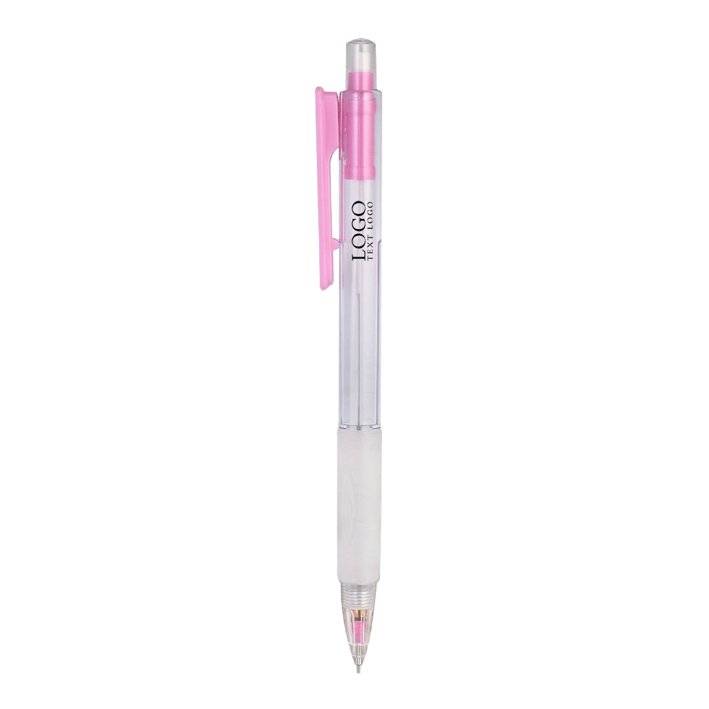 Cute Activity Mechanical Pencil Pink With Logo