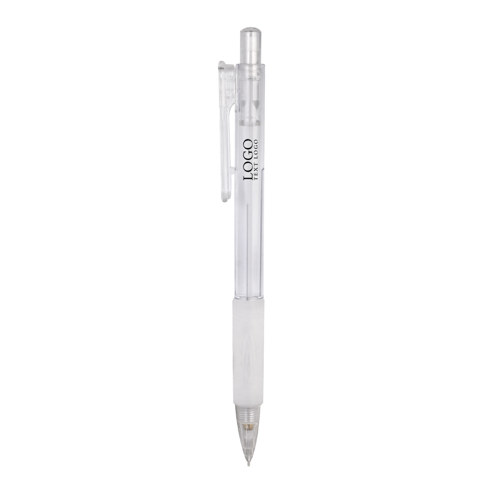 Cute Activity Mechanical Pencil White With Logo