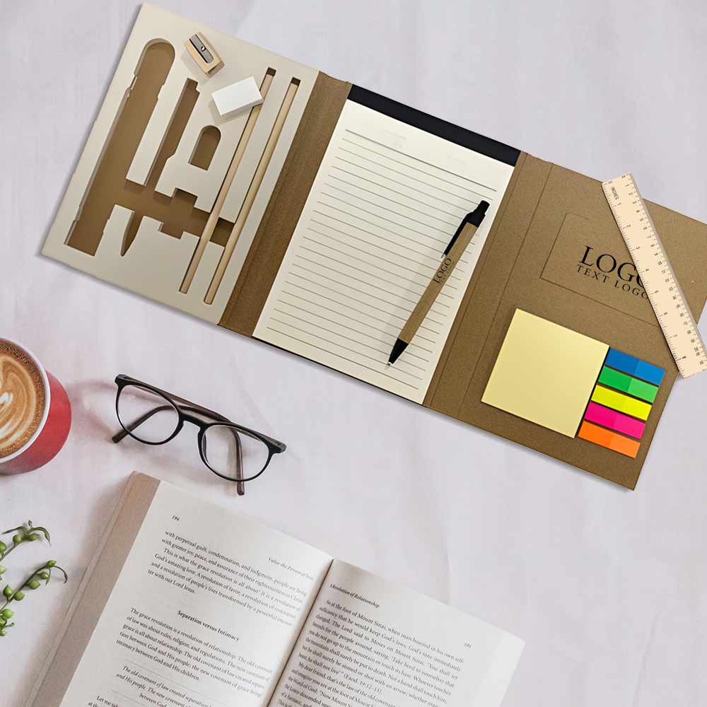 Multifunctional Wooden Stationery Set Display