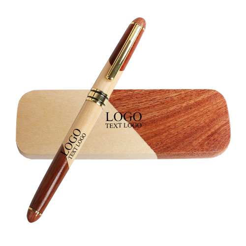 Case Wooden Personalised Gift Pen with Box