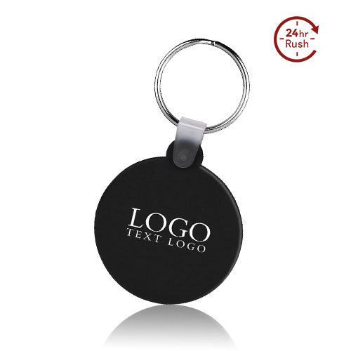 Custom Round Silicone Keychain