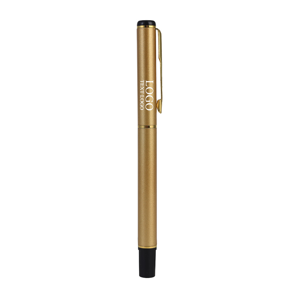 Metal Signature Pen Business Gift Set Gold With Logo