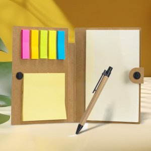 Recycled Paper Notebook With Pen