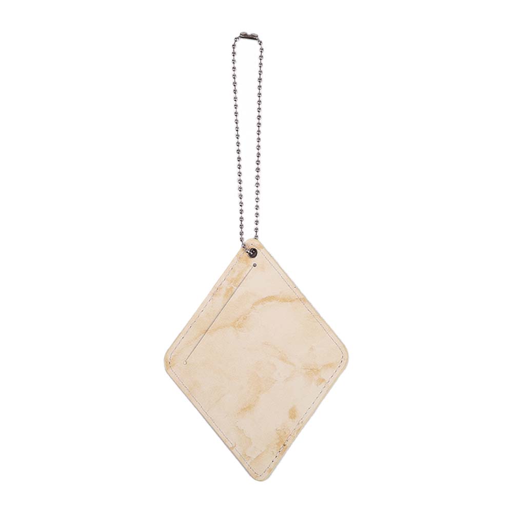 Marble Pattern Diamond Luggage Tag Apricot Yellow Marble Pattern Diamond Luggage Tag Apricot Yellow