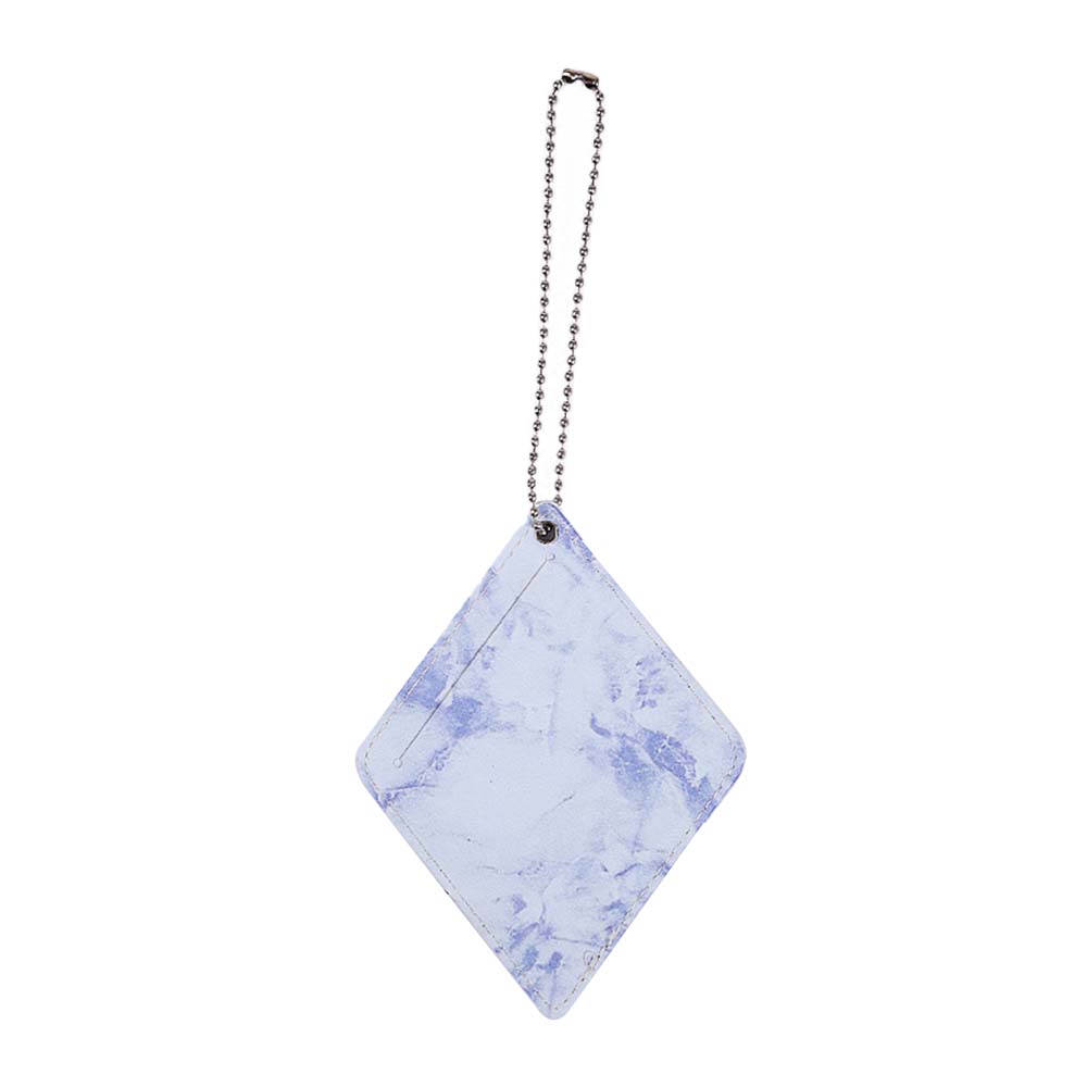 Marble Pattern Diamond Luggage Tag Blue Marble Pattern Diamond Luggage Tag Blue