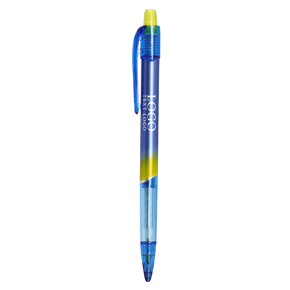 Candy Colored Mechanical Pencil With Eraser Blue With Logo