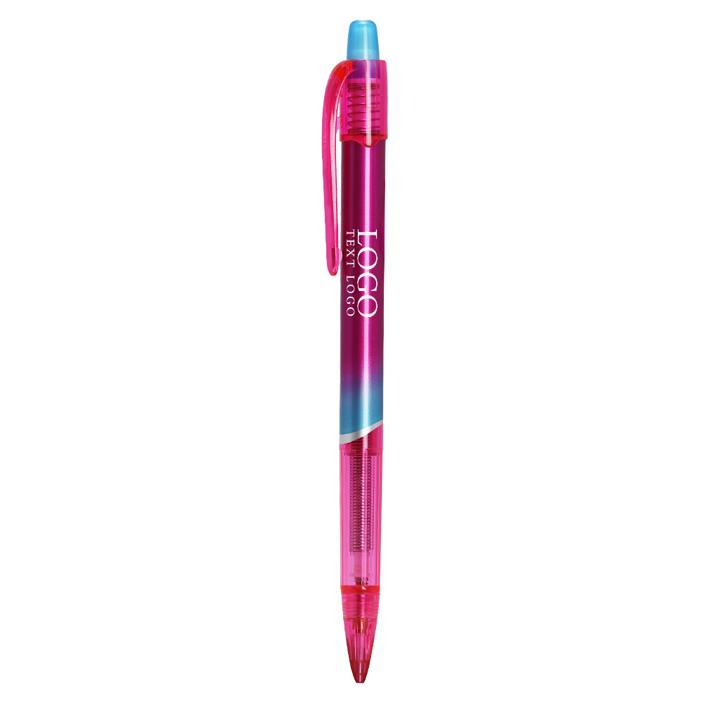 Candy Colored Mechanical Pencil With Eraser Pink With Logo