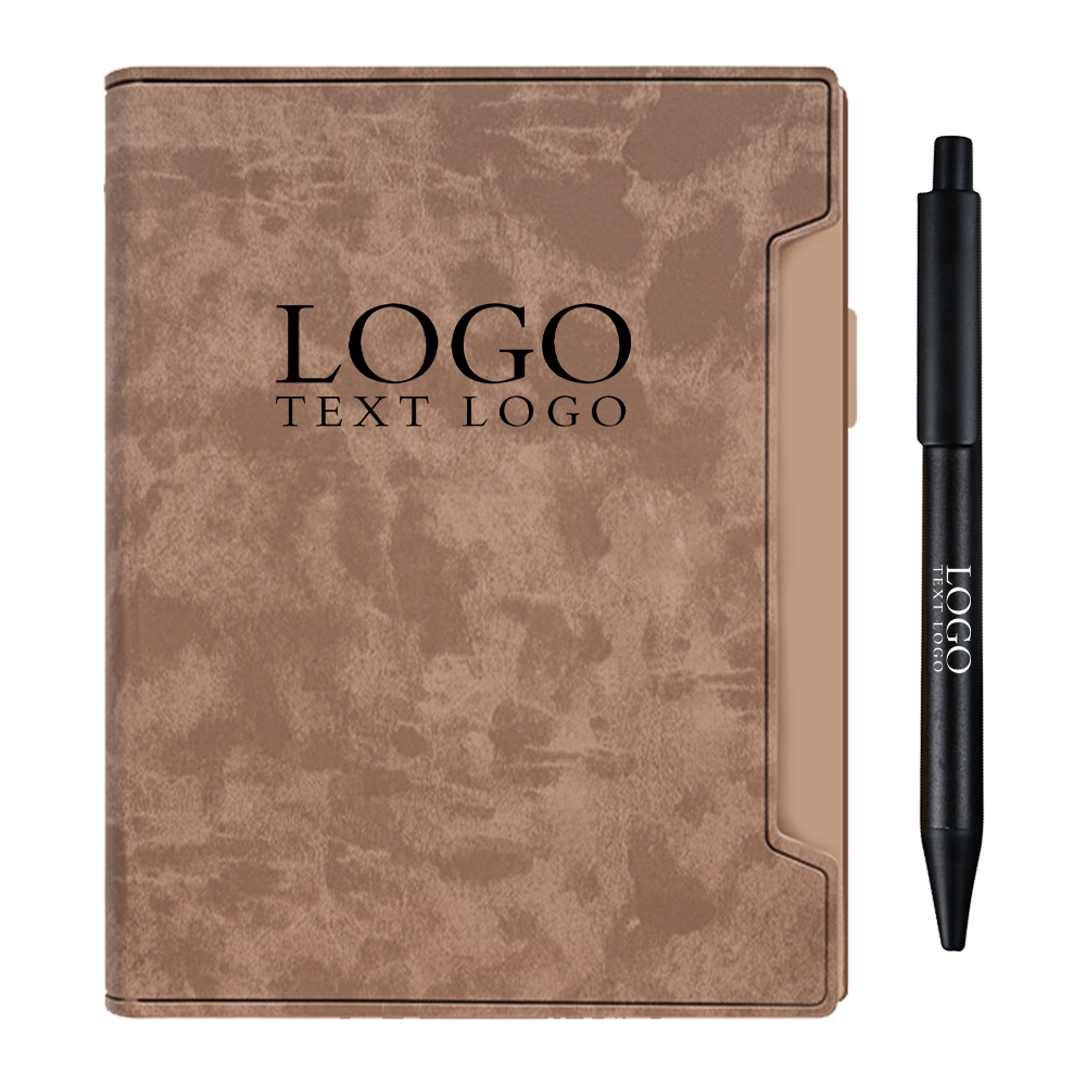 Corporate Logo Customized Creative Notepad Brown With Logo Corporate Logo Customized Creative Notepad Brown With Logo