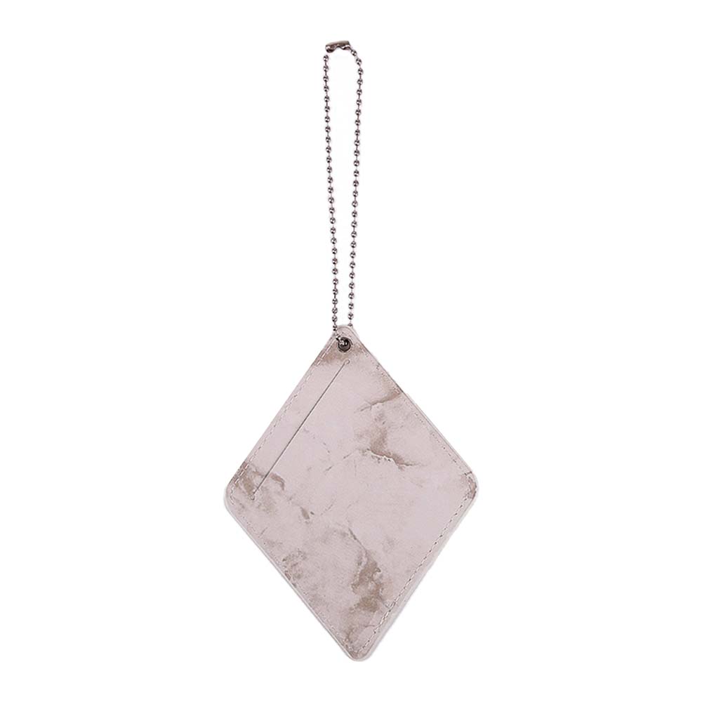 Marble Pattern Diamond Luggage Tag Earth Gray Marble Pattern Diamond Luggage Tag Earth Gray