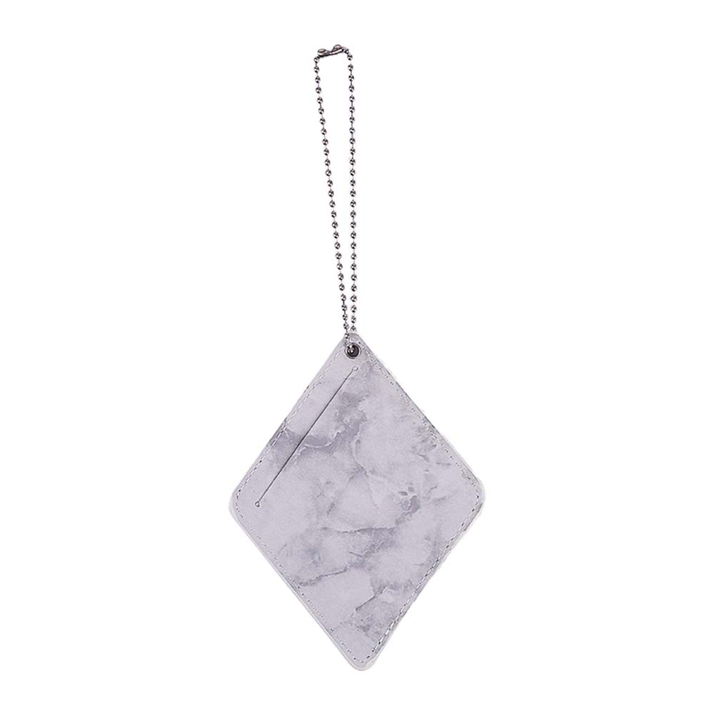Marble Pattern Diamond Luggage Tag Gray Marble Pattern Diamond Luggage Tag Gray