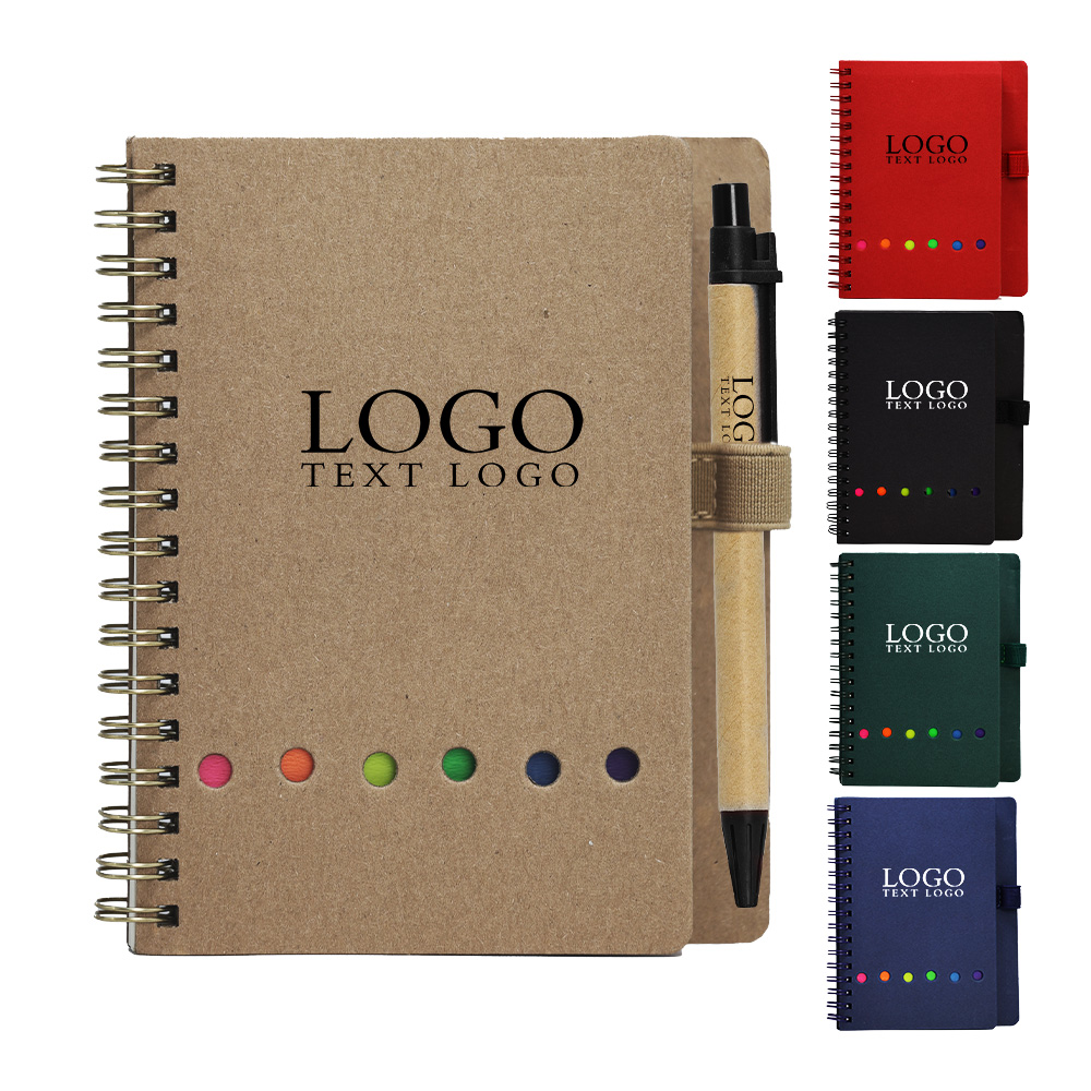 Kraftpapier Notitieboek Combinatie Met Pen Alle Kleuren Kraftpapier Notitieboek Combinatie Met Pen Alle Kleuren