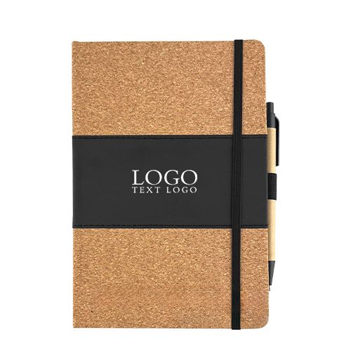 PU Leather Cork Cover Notebook