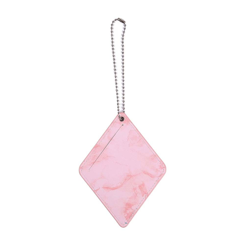 Marble Pattern Diamond Luggage Tag Pink Marble Pattern Diamond Luggage Tag Pink