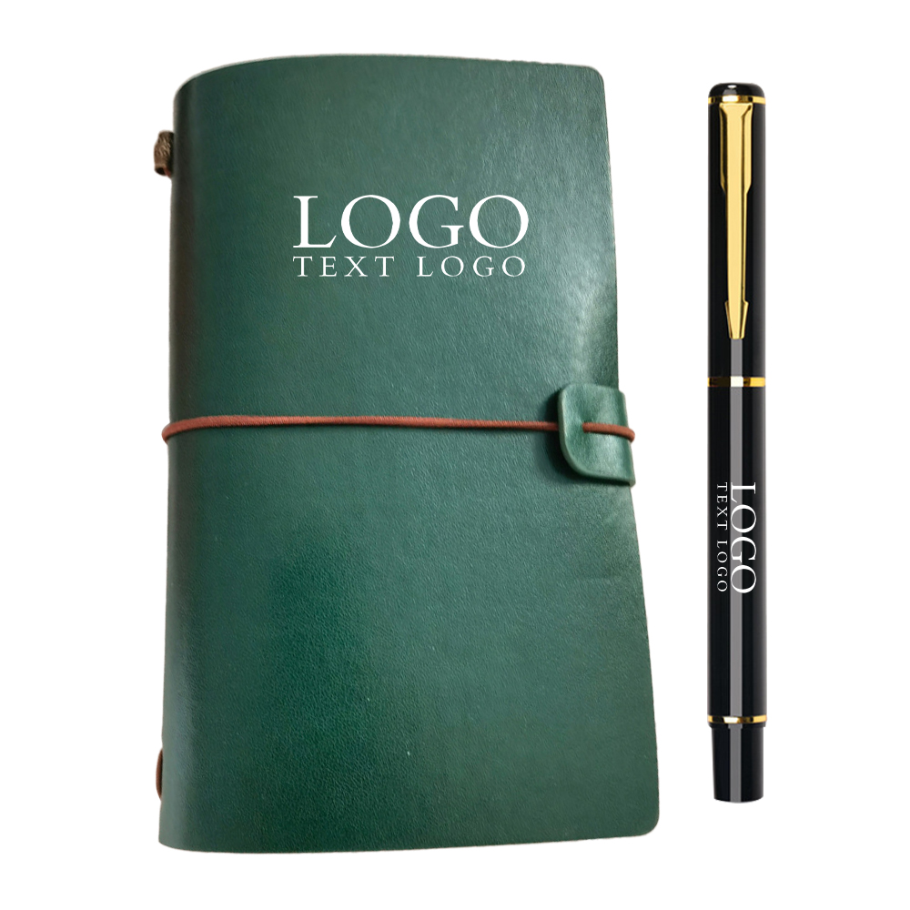 Travel Ledger Pocket Notebook Groen Met Logo Travel Ledger Pocket Notebook Groen Met Logo
