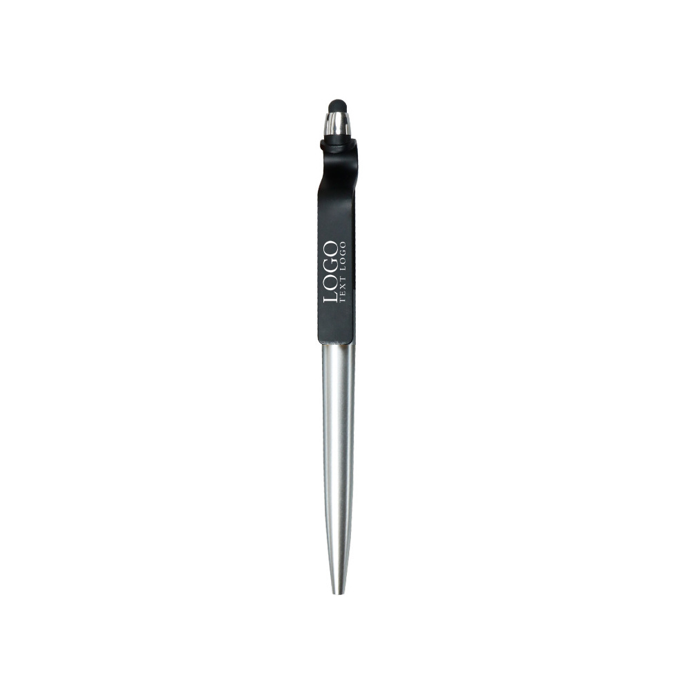 Customizable Metallic Painted Click Ballpoint Pen with logo-black