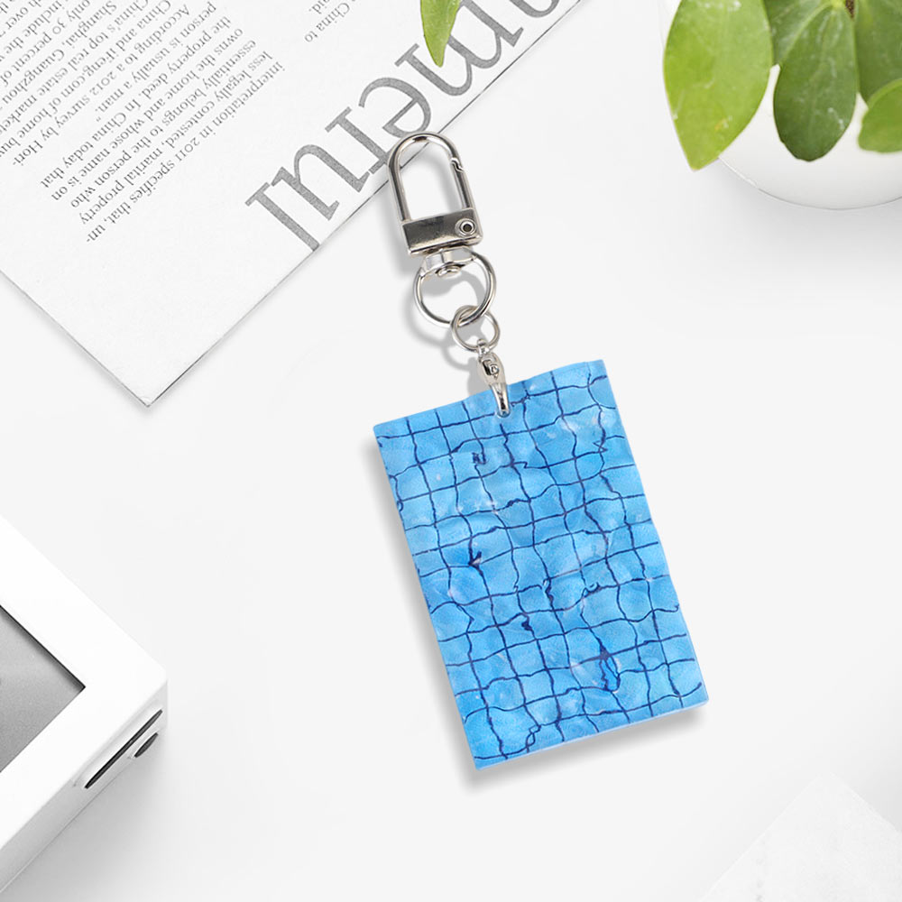Customized Vivid Water Ripple Acrylic Keychain Scene