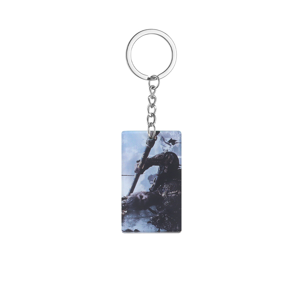 Double-Sided  Myth Wukong Keychain Pendant Front