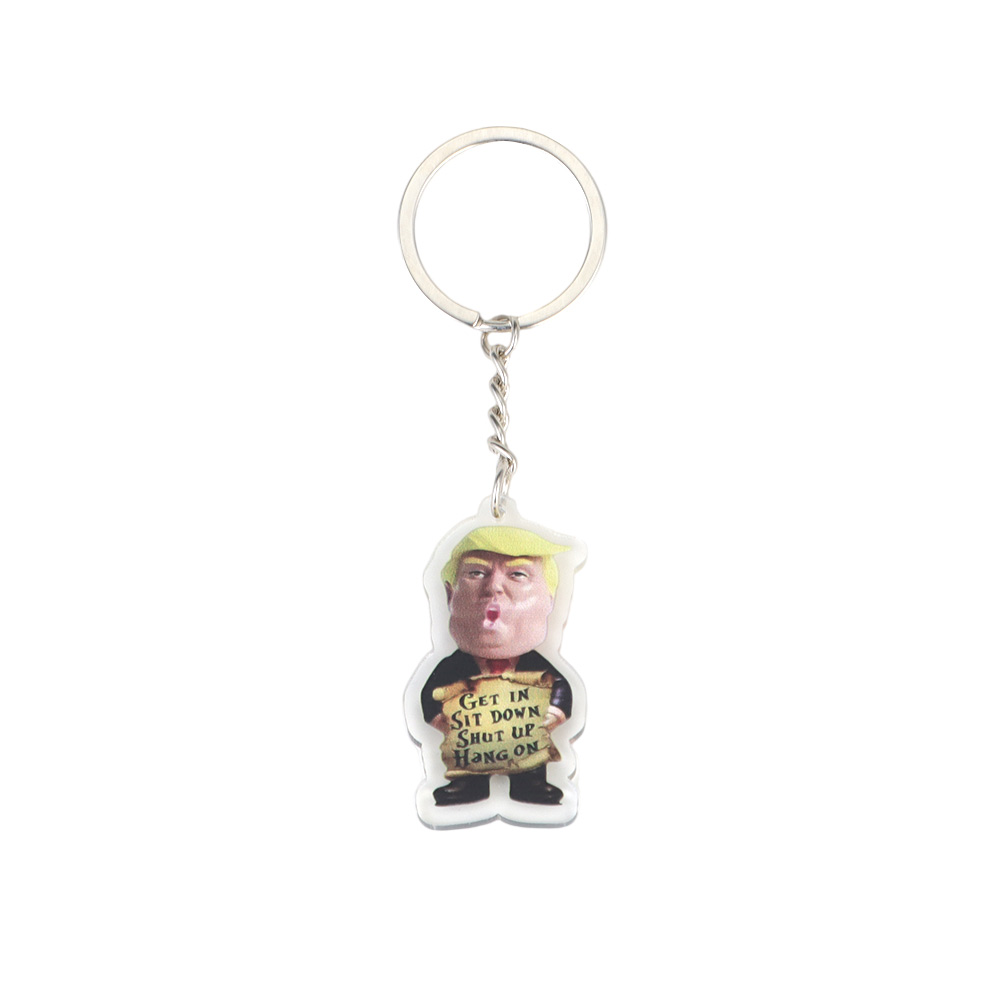 Funny US President Acrylic Pendant Front