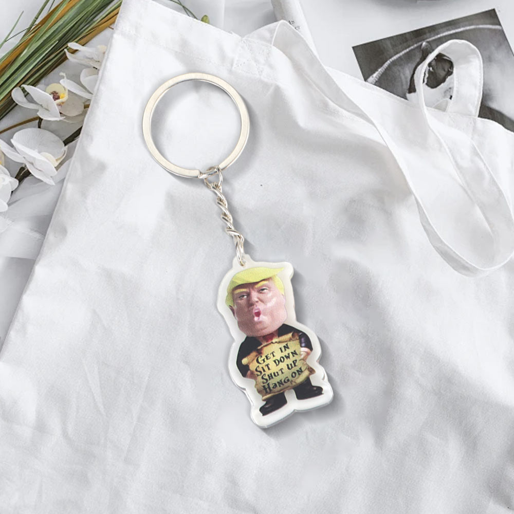 Funny US President Acrylic Pendant Scene