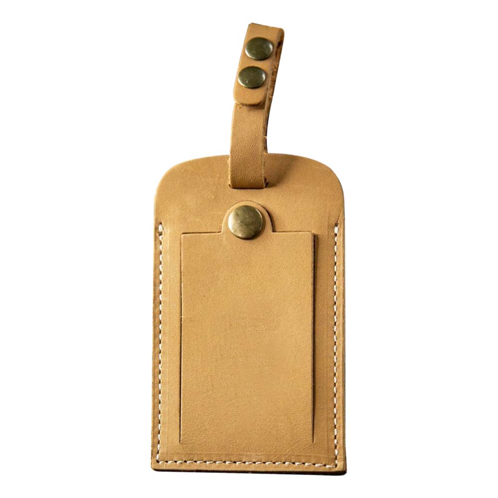 PU Leather Vintage Creative Luggage Tags Tan PU Leather Vintage Creative Luggage Tags Tan