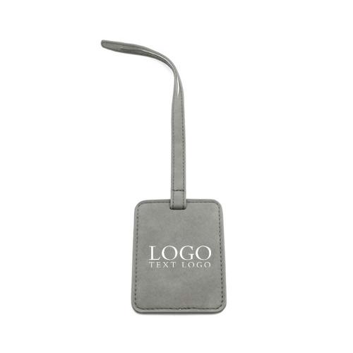 Printable Logo PU  Leather Luggage Tags