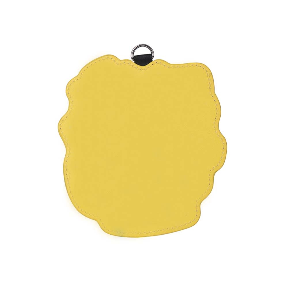 Cute PU Leather Anti-lost Luggage Tags yellow