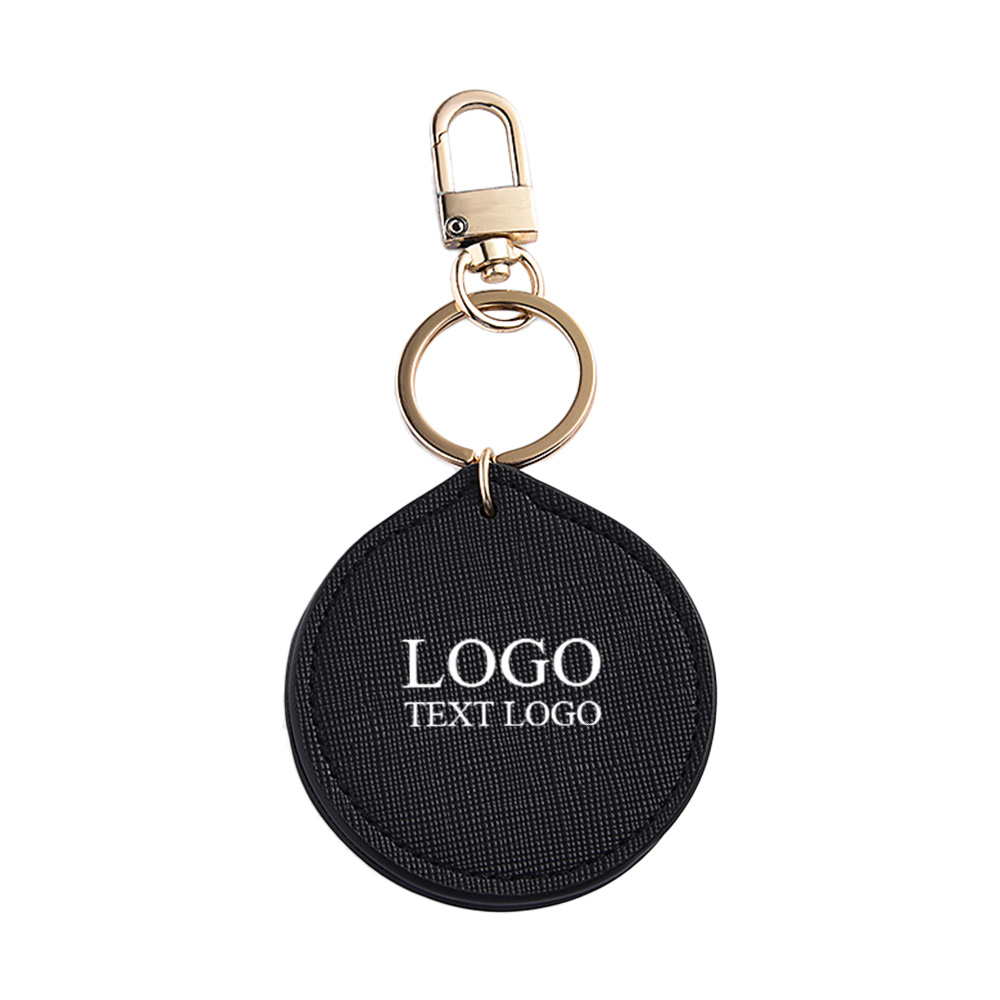 Makeup Mirror Portable Storage Mini Mirror Keychain With Logo