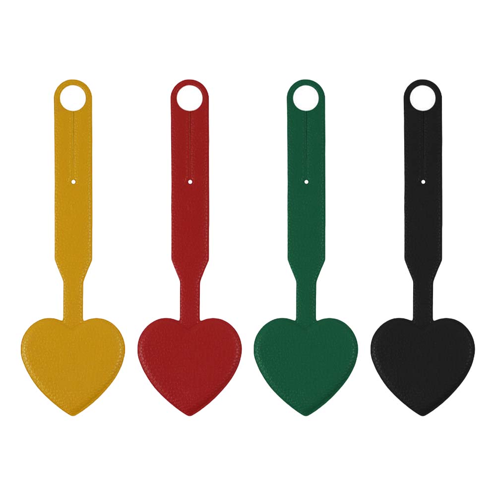 Heart-shaped Smiley Luggage Tag with Long Strap Coverage