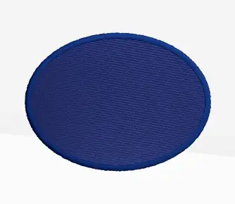 taches ovales horizontales