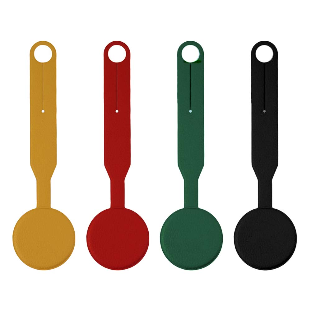 Round Smiley Luggage Tag with Long Strap Coverage