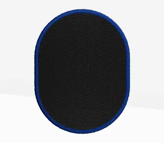 vertical oval patches