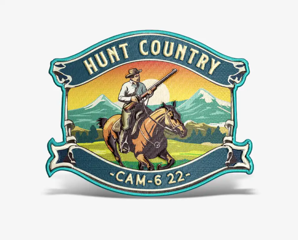 printed embroidery patch printed embroidery patch