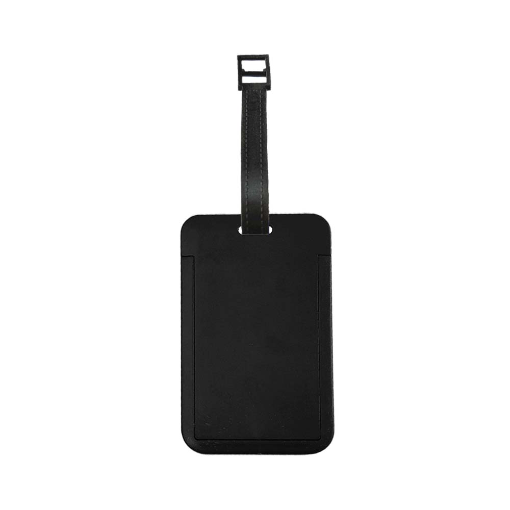 Custom UV Printed ABS Travel Tag black Custom UV Printed ABS Travel Tag black