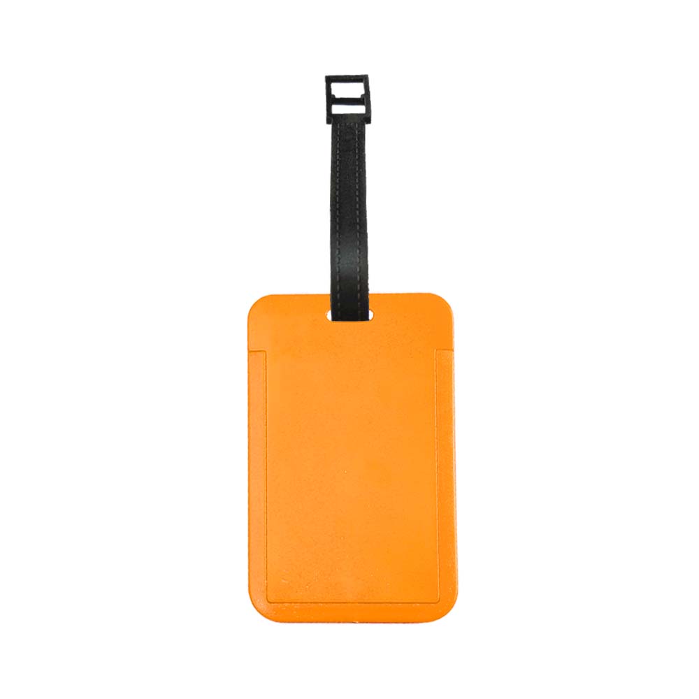 Custom UV Printed ABS Travel Tag orange Custom UV Printed ABS Travel Tag orange