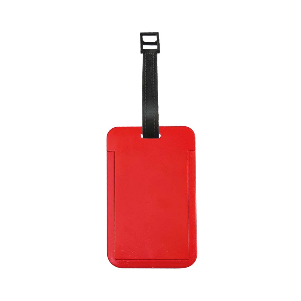 Custom UV Printed ABS Travel Tag red Custom UV Printed ABS Travel Tag red