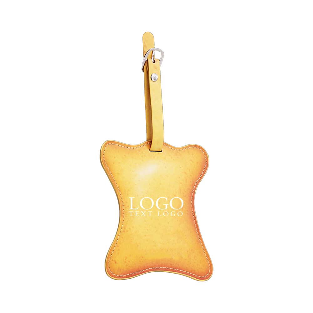 Custom Personalized Airport PU Leather Luggage Tag with Logo
