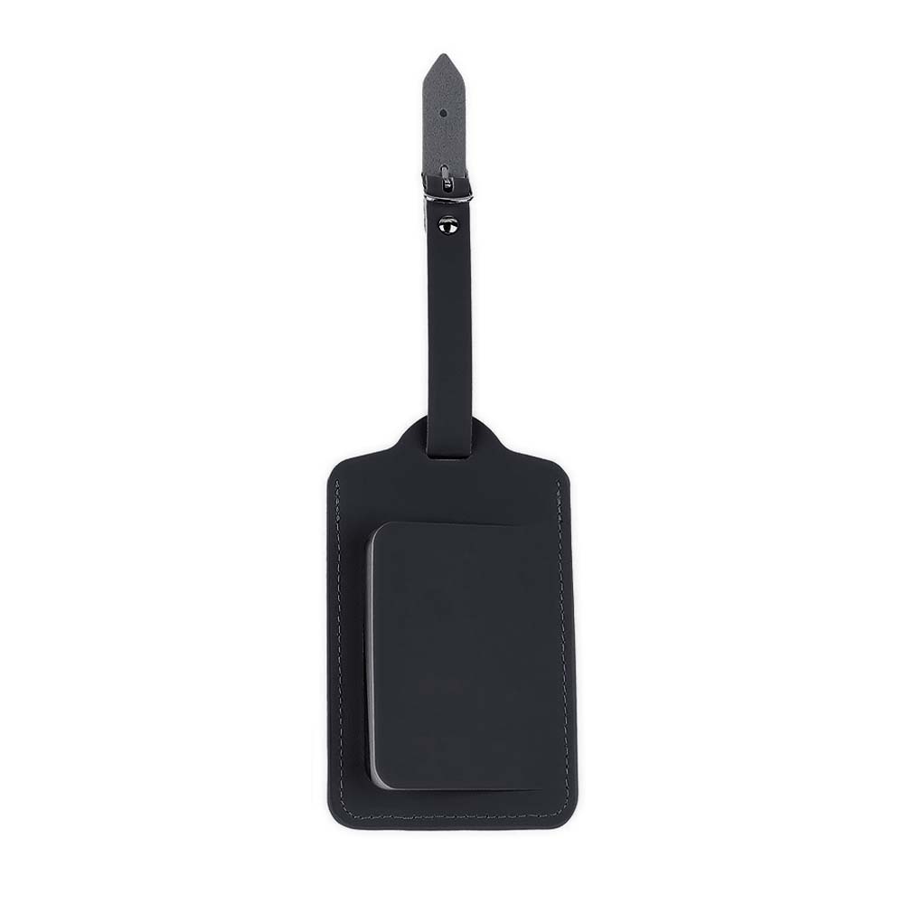 Premium Flap Travel Tag In Rich Colors Black